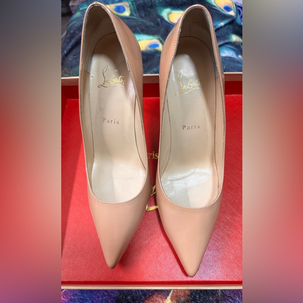 Christian Louboutin Blush Heels Kate 10mm